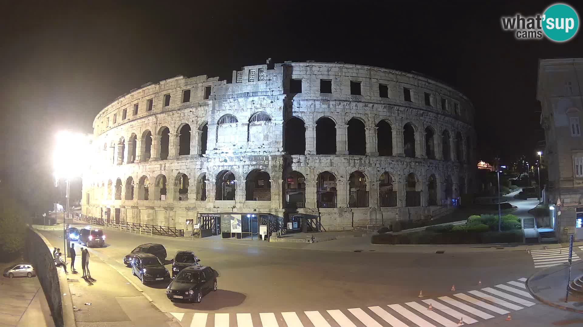 Live webcam Amphitheatre in Pula – Arena