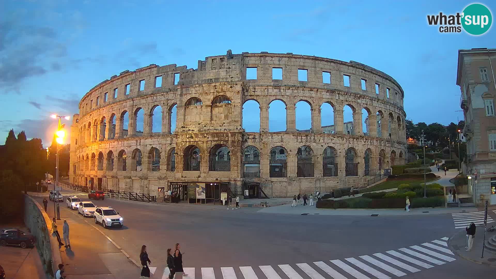 Live webcam Amphitheatre in Pula – Arena