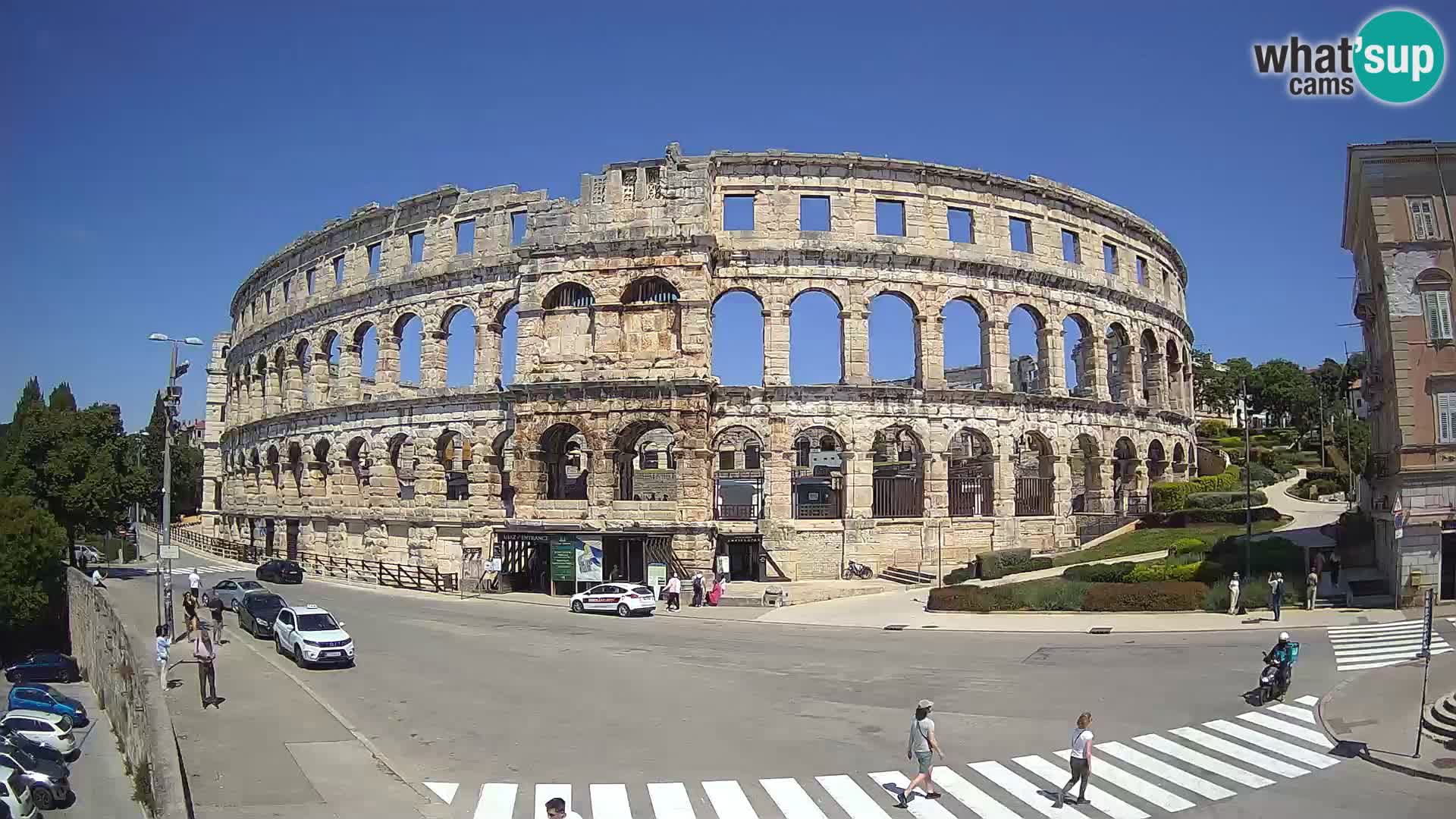 Live webcam Amphitheatre in Pula – Arena