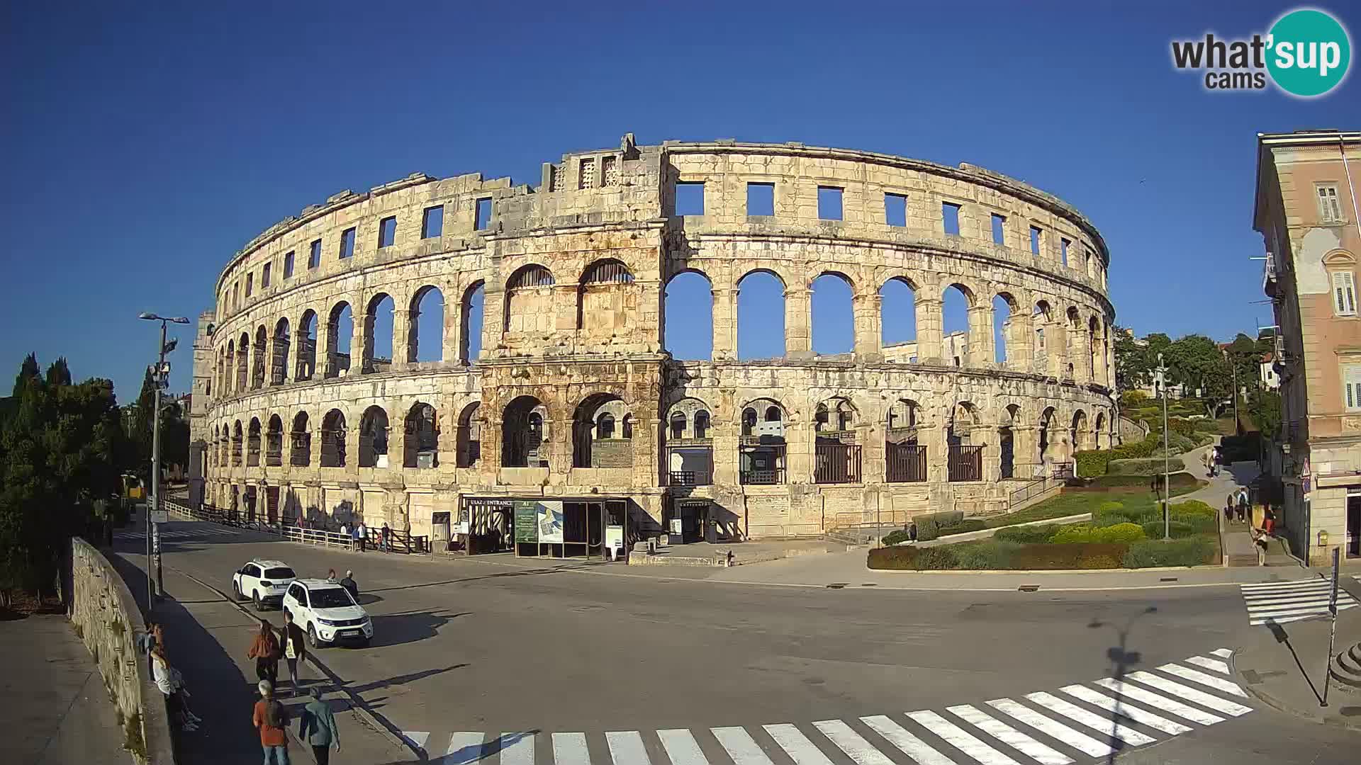 Live webcam Amphitheatre in Pula – Arena