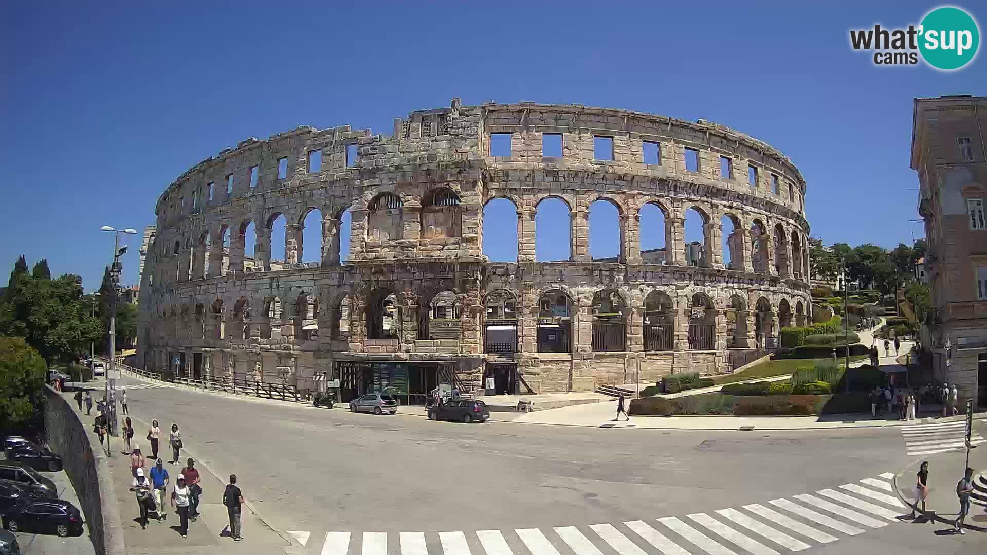 Live webcam Amphitheatre in Pula – Arena