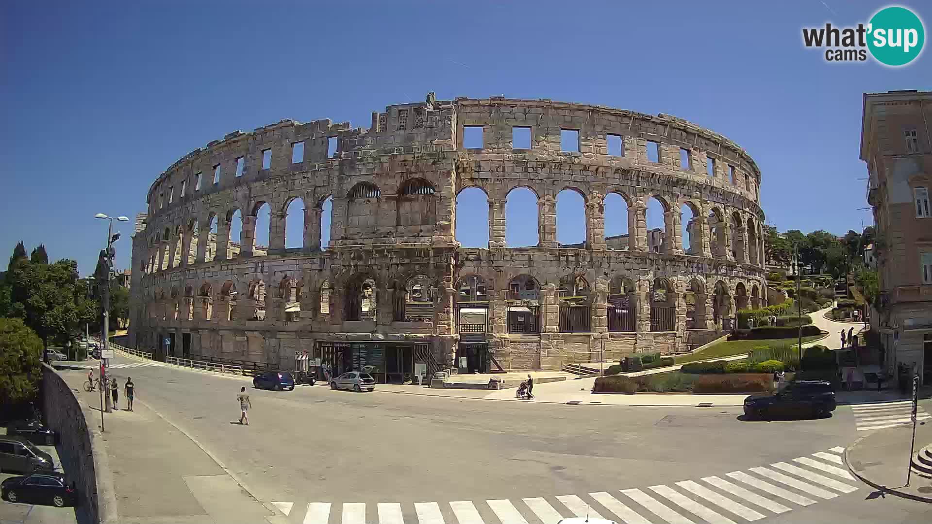Live webcam Amphitheatre in Pula – Arena