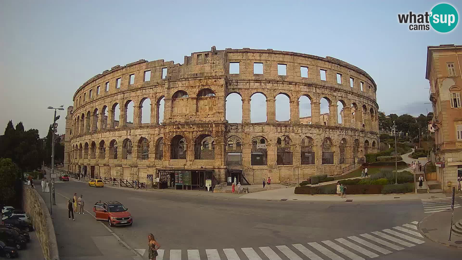 Live webcam Amphitheatre in Pula – Arena