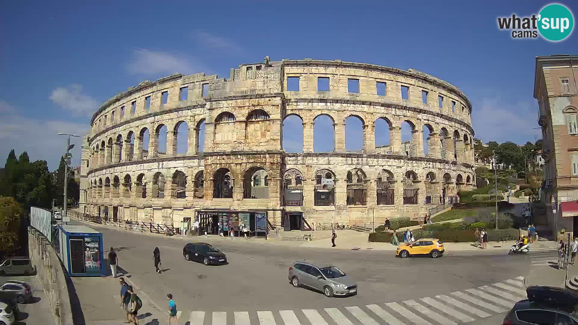 Live webcam Amphitheatre in Pula – Arena
