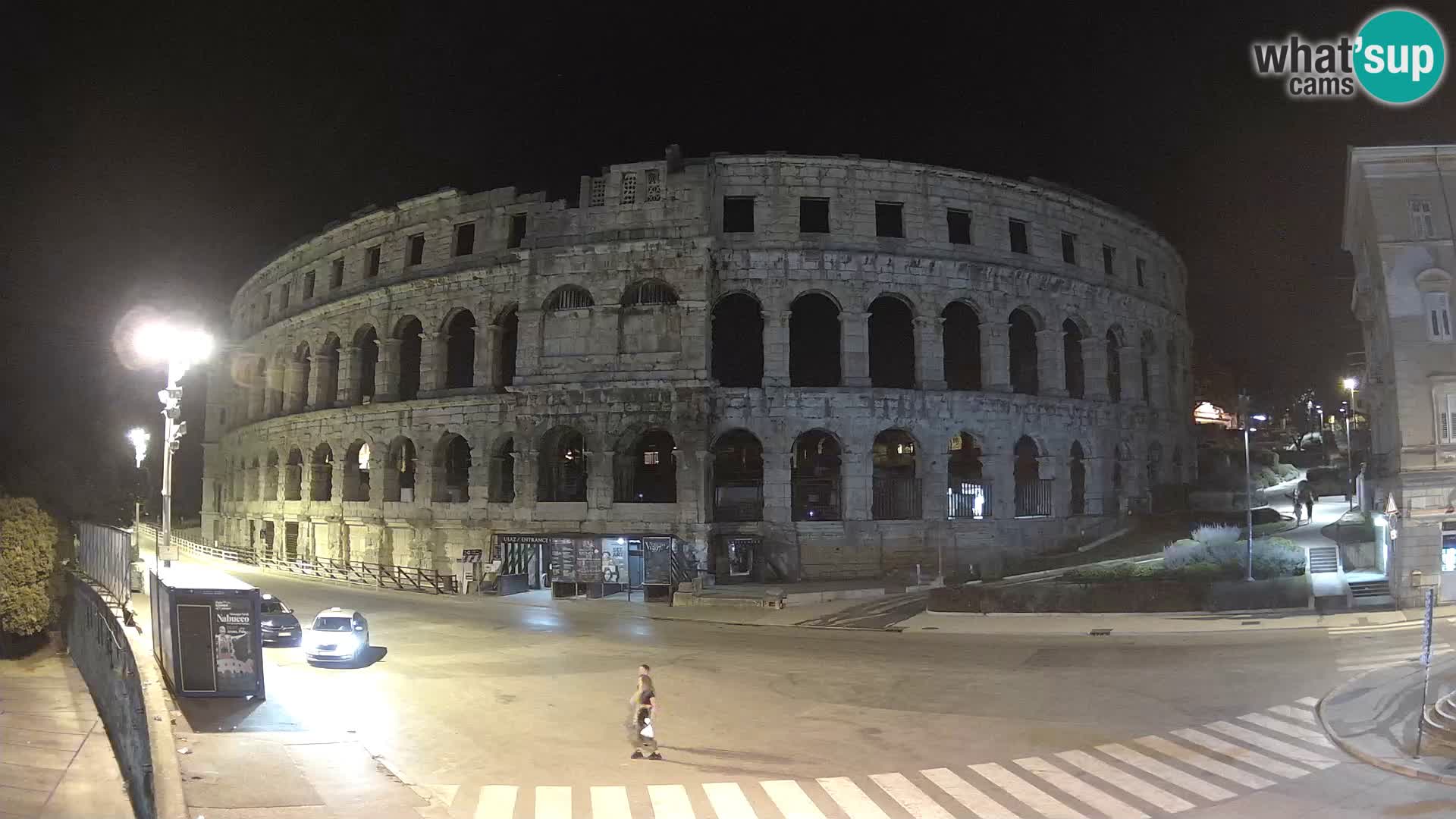 Live webcam Amphitheatre in Pula – Arena