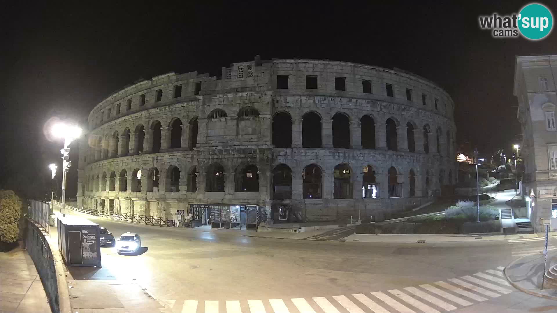 Live webcam Amphitheatre in Pula – Arena