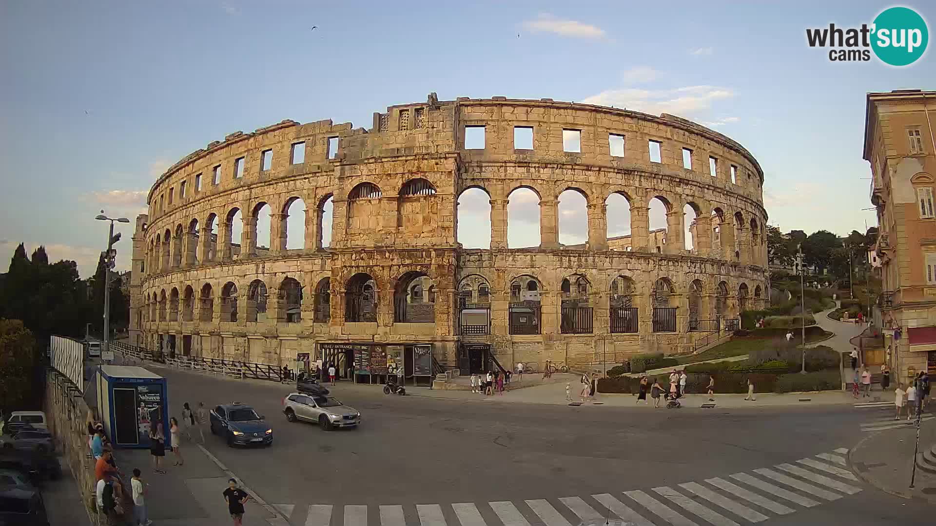 Live webcam Amphitheatre in Pula – Arena
