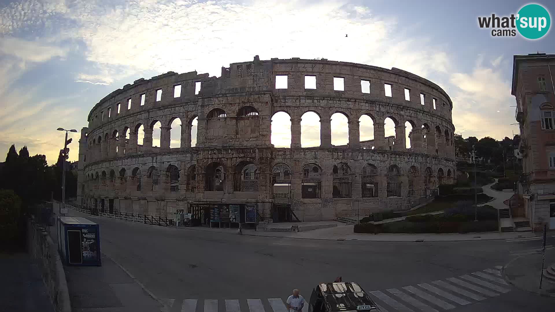 Live webcam Amphitheatre in Pula – Arena