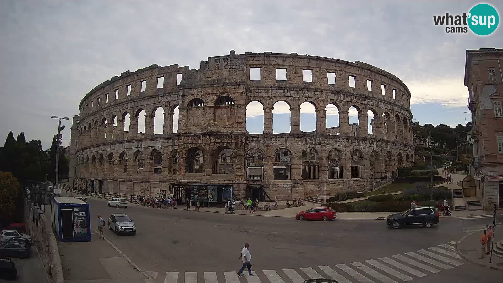 Live webcam Amphitheatre in Pula – Arena