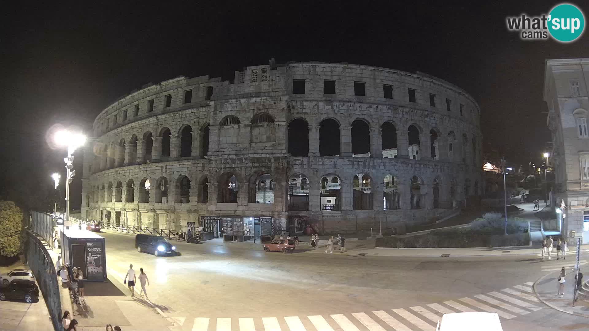 Live webcam Amphitheatre in Pula – Arena