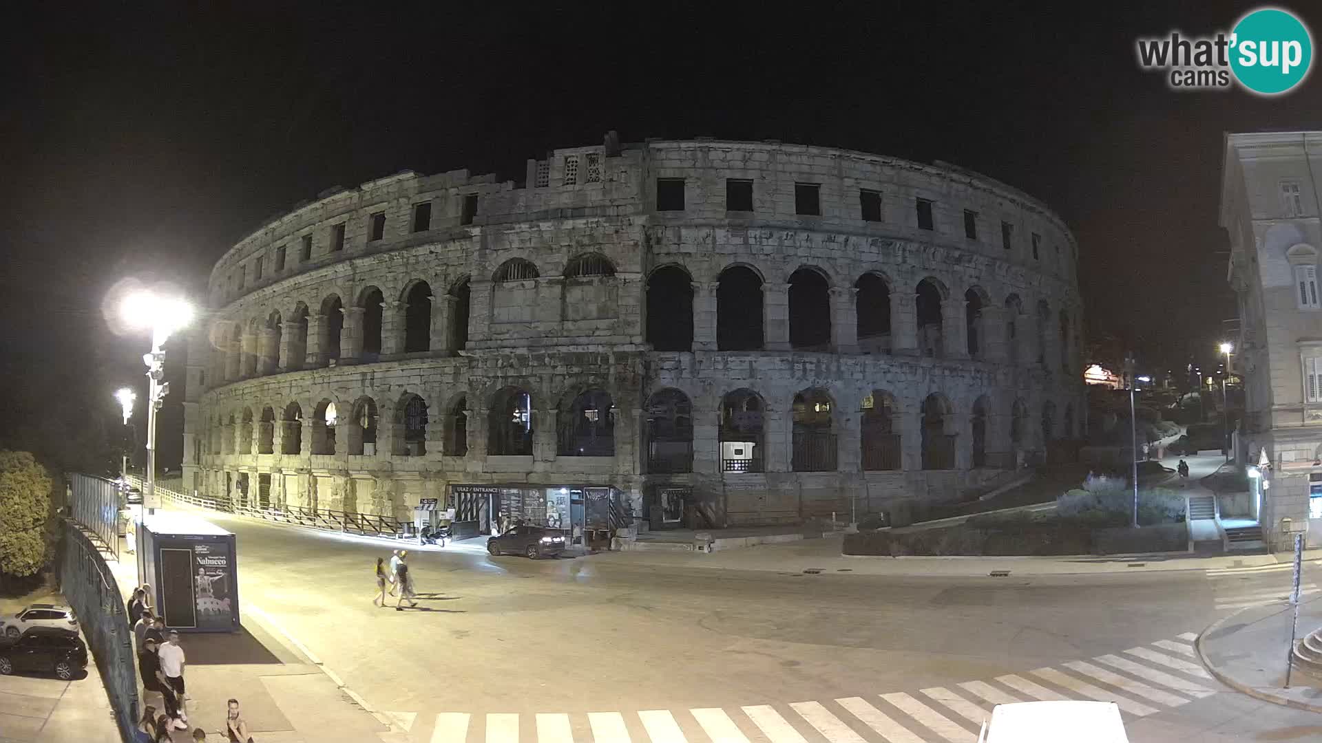 Live webcam Amphitheatre in Pula – Arena