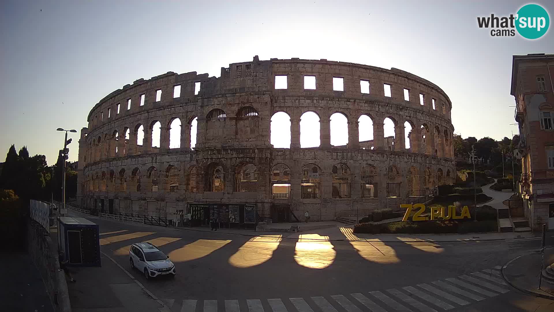 Live webcam Amphitheatre in Pula – Arena