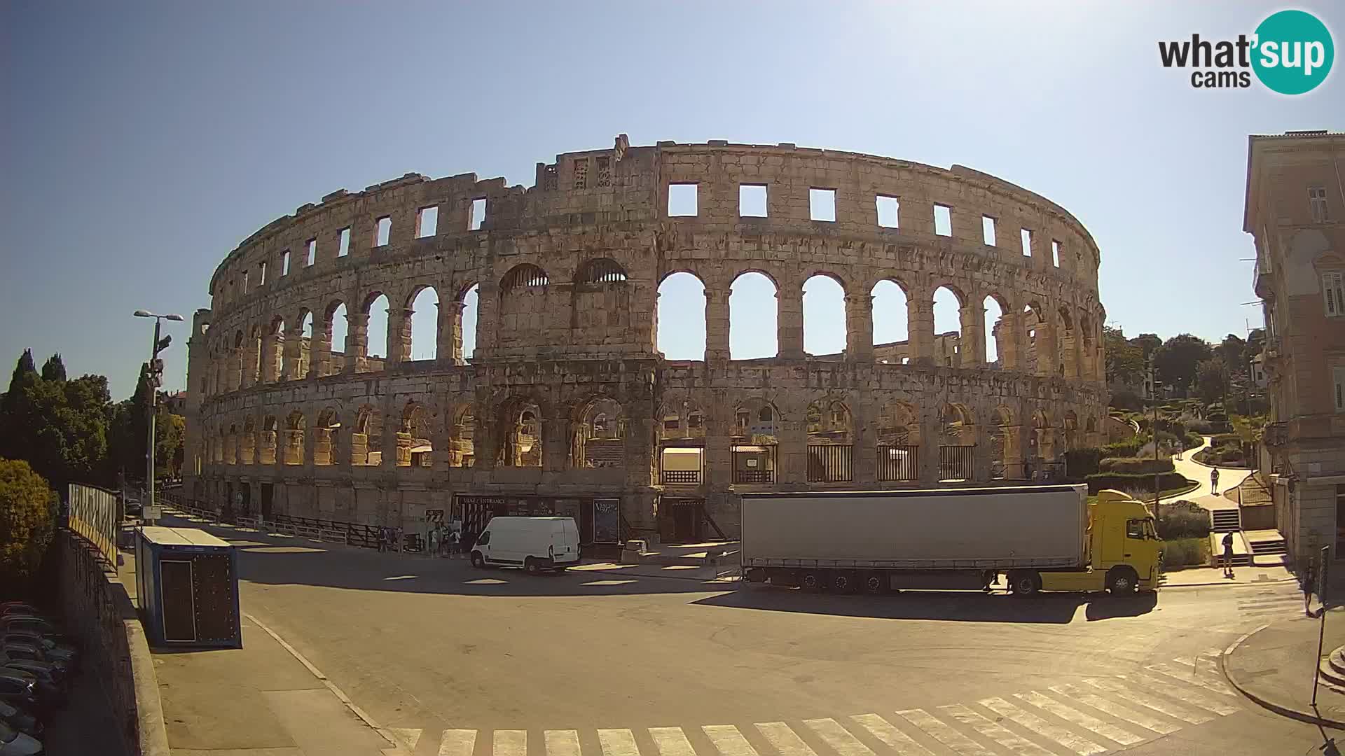 Live webcam Amphitheatre in Pula – Arena