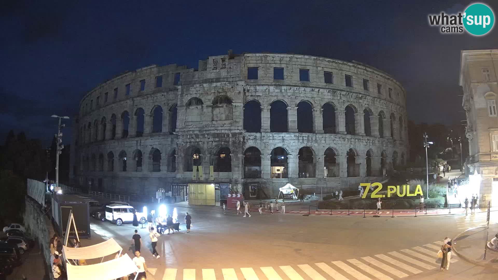 Live webcam Amphitheatre in Pula – Arena