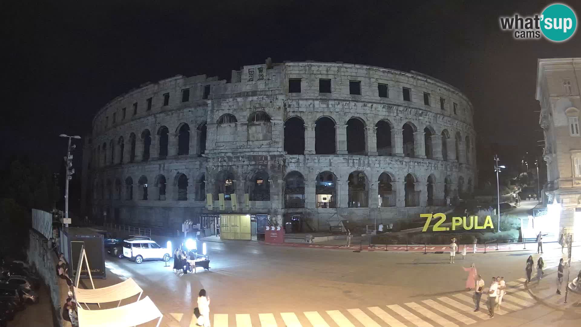 Live webcam Amphitheatre in Pula – Arena