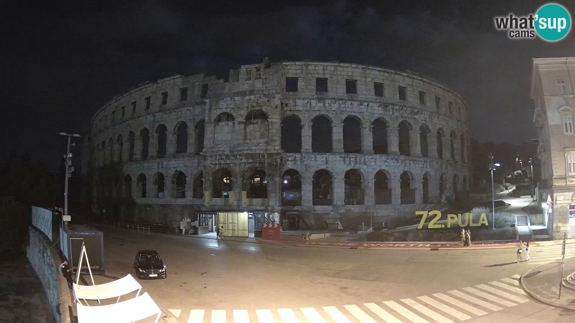 Live webcam Amphitheatre in Pula – Arena