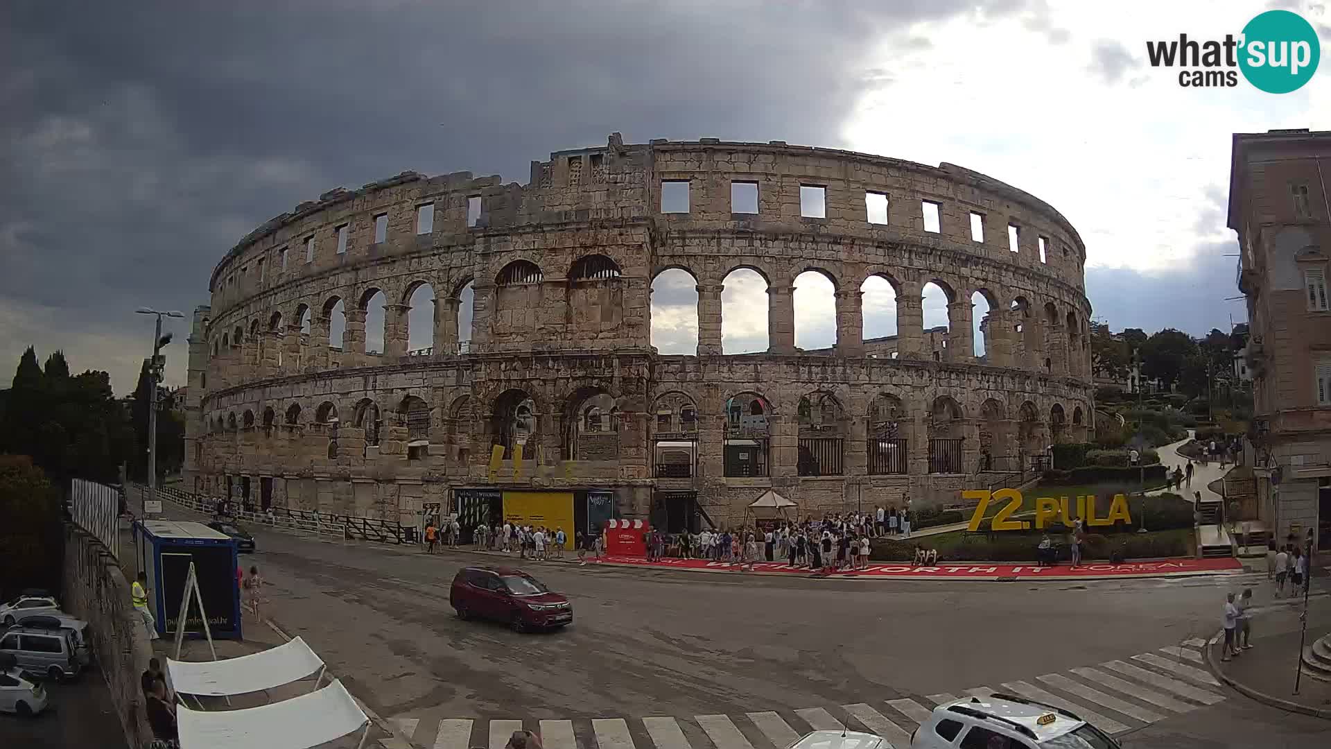 Live webcam Amphitheatre in Pula – Arena