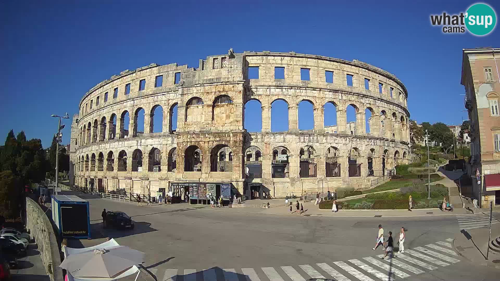 Live webcam Amphitheatre in Pula – Arena