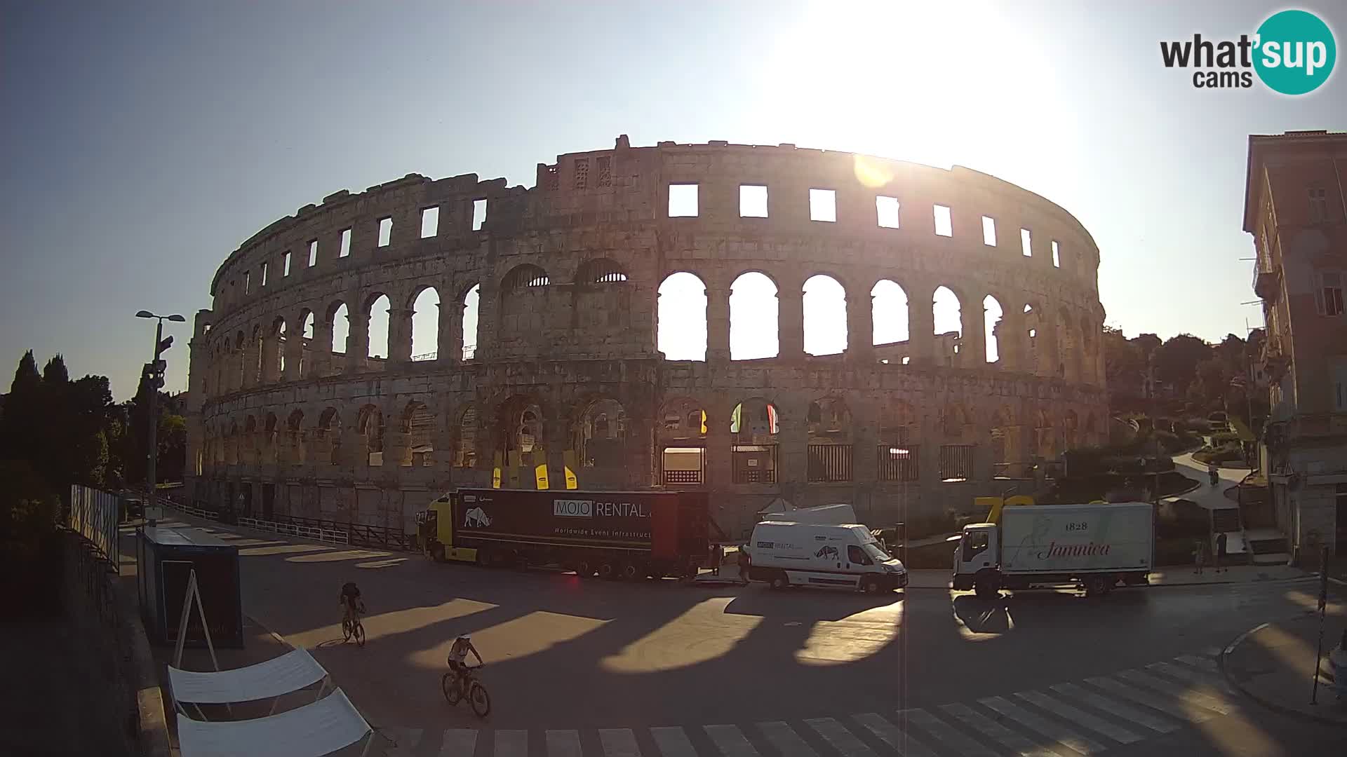 Live webcam Amphitheatre in Pula – Arena