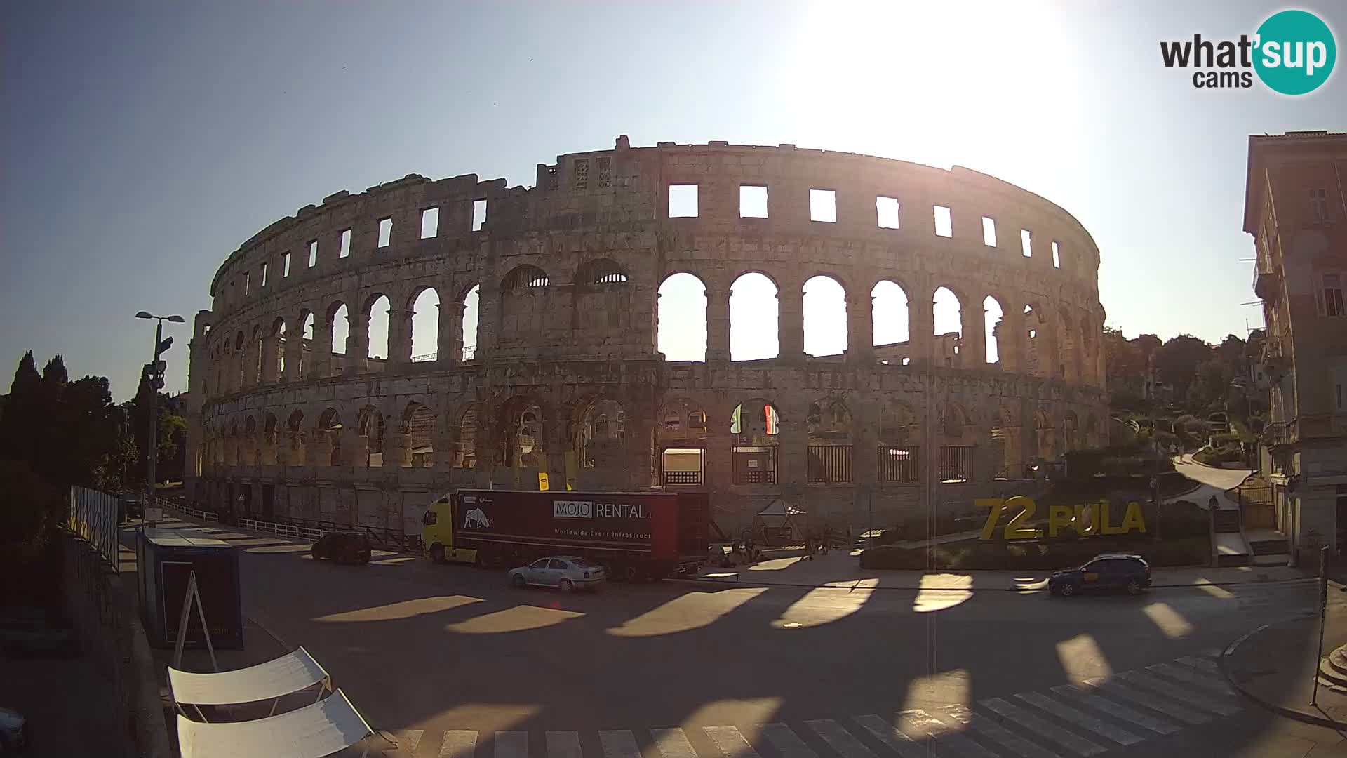 Live webcam Amphitheatre in Pula – Arena