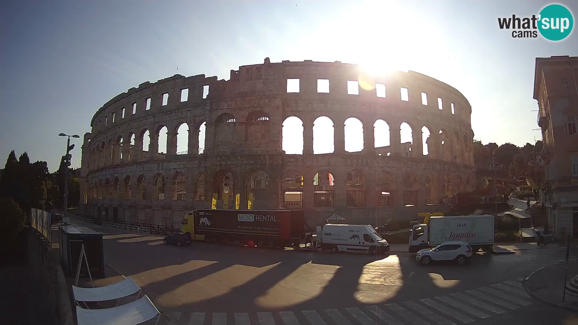 Live webcam Amphitheatre in Pula – Arena