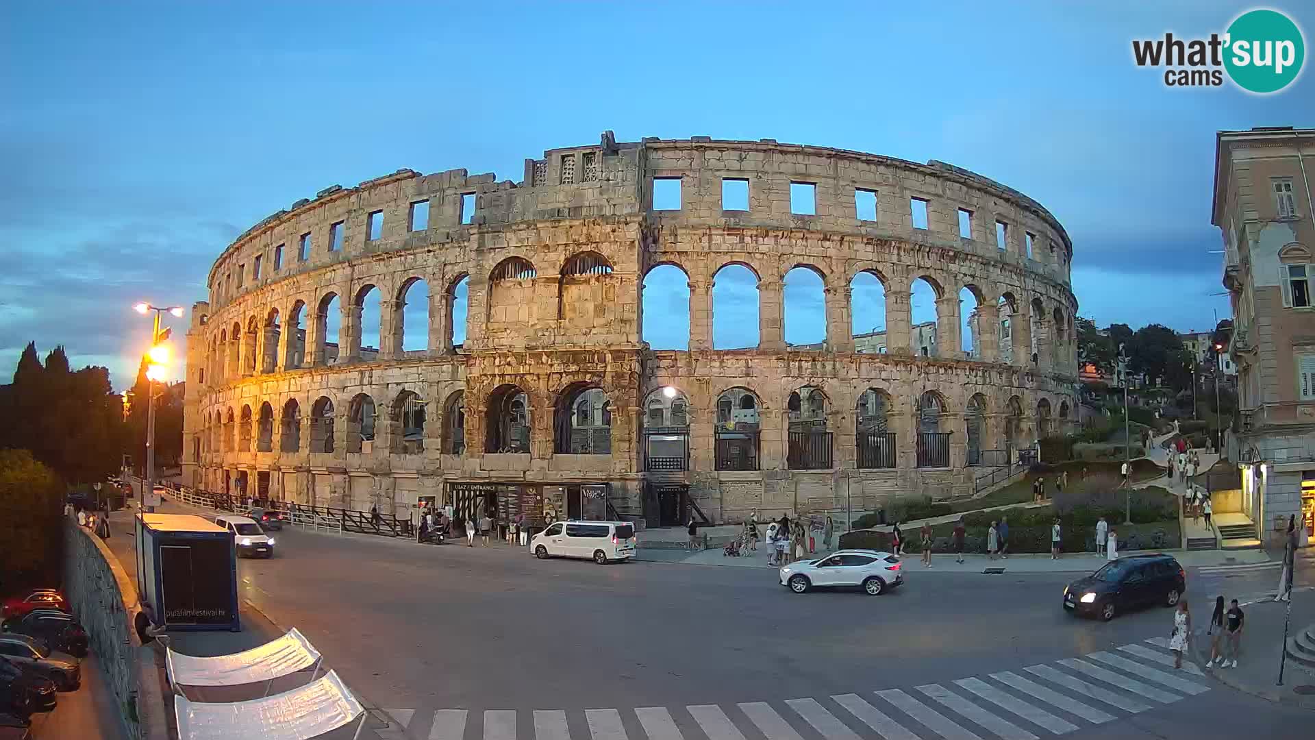 Live webcam Amphitheatre in Pula – Arena