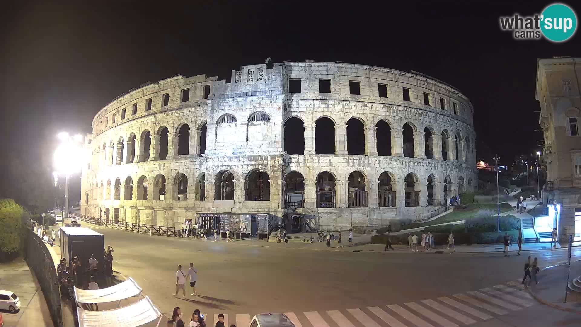 Live webcam Amphitheatre in Pula – Arena