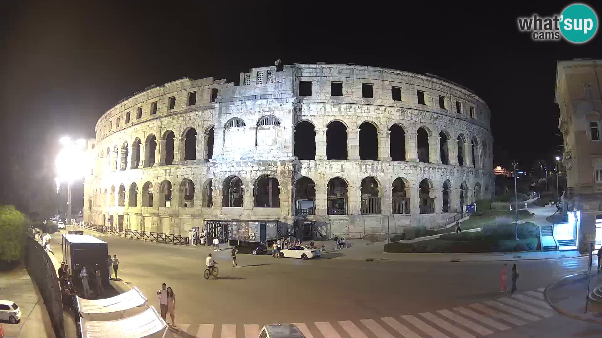 Live webcam Amphitheatre in Pula – Arena