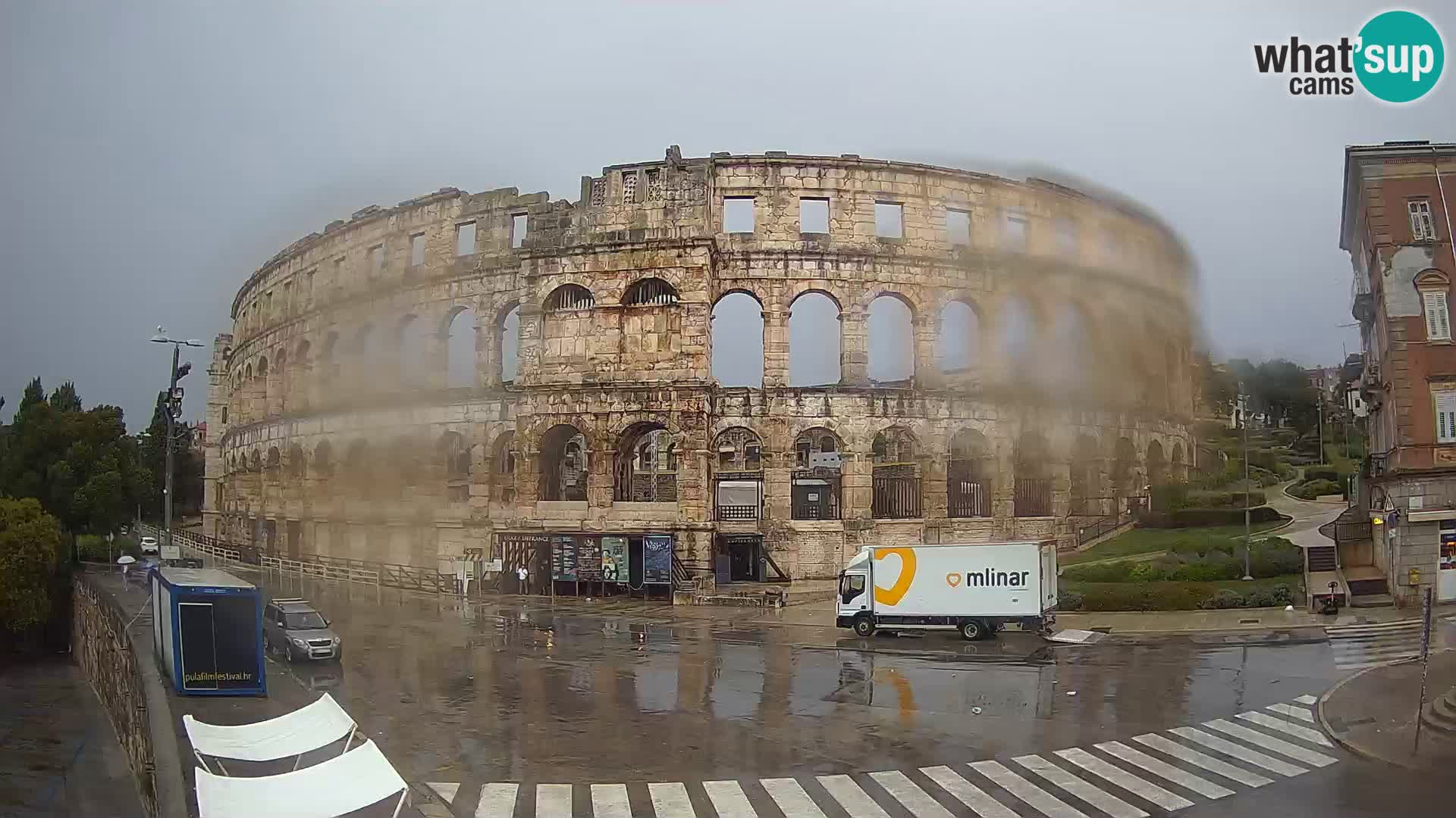 Live webcam Amphitheatre in Pula – Arena
