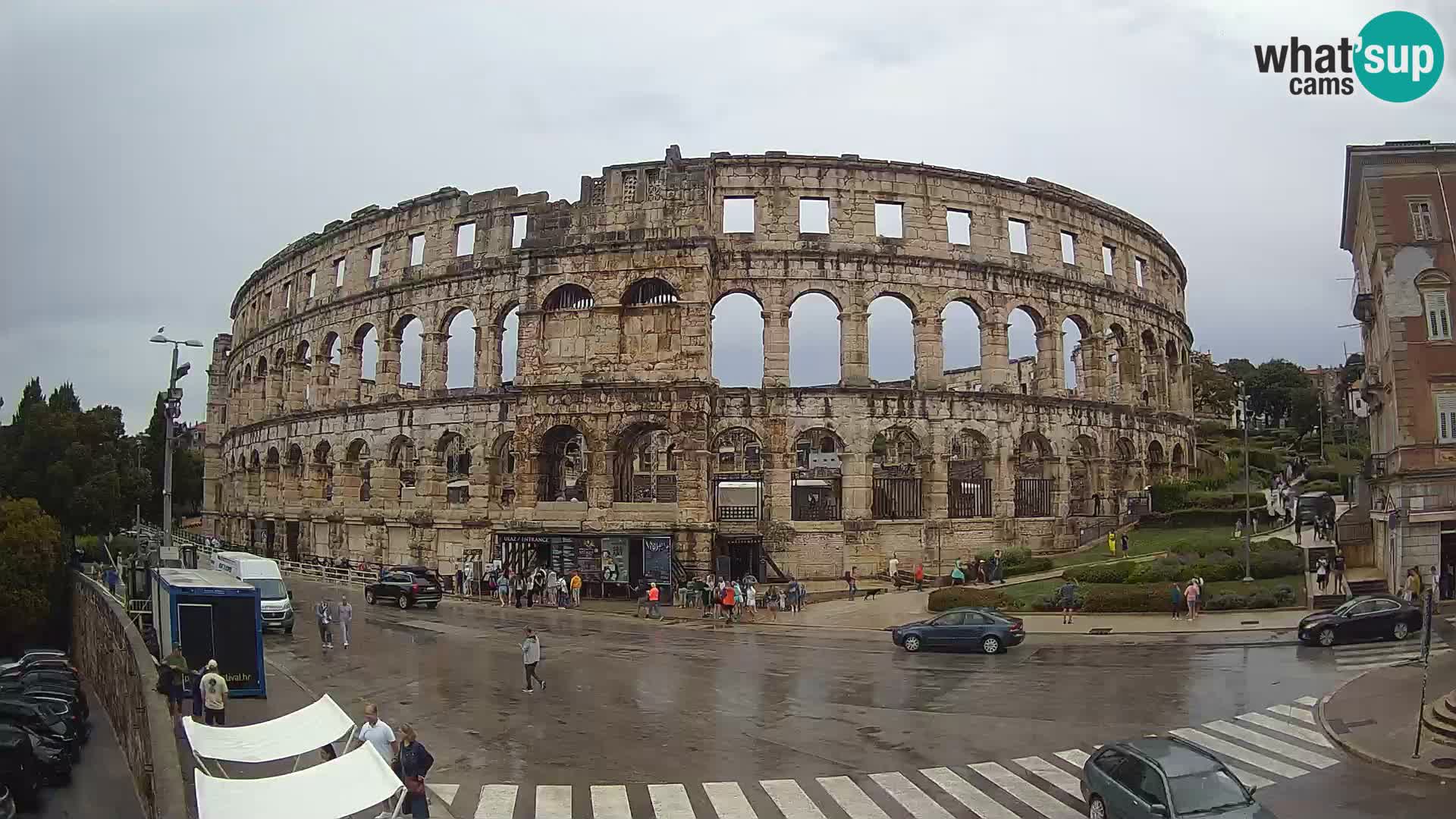 Live webcam Amphitheatre in Pula – Arena