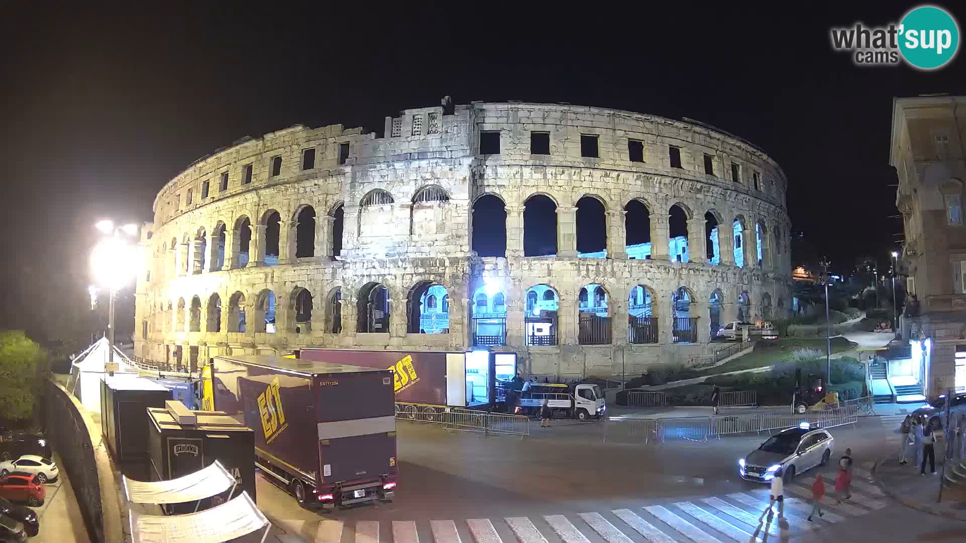 Live webcam Amphitheatre in Pula – Arena