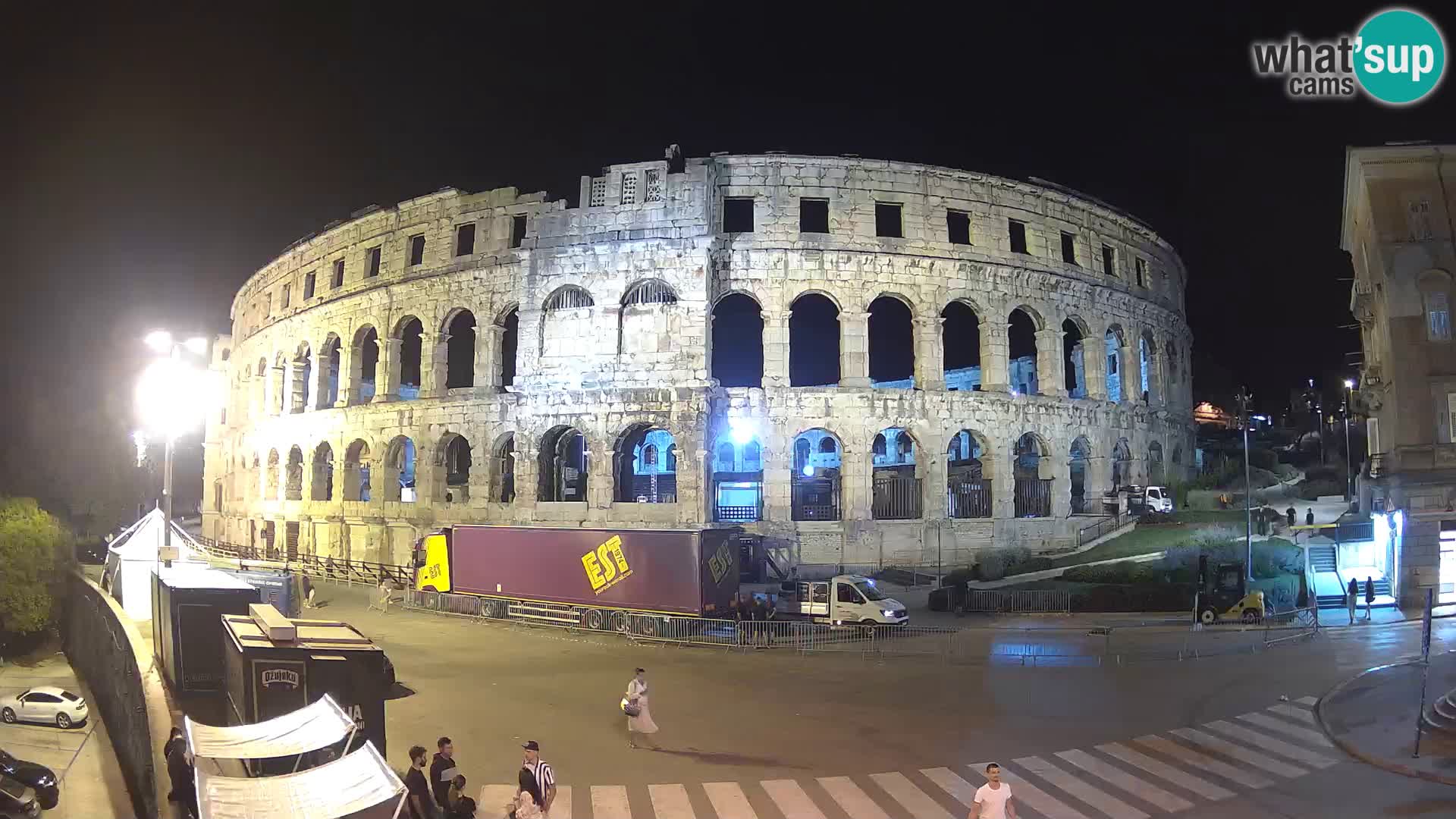 Live webcam Amphitheatre in Pula – Arena