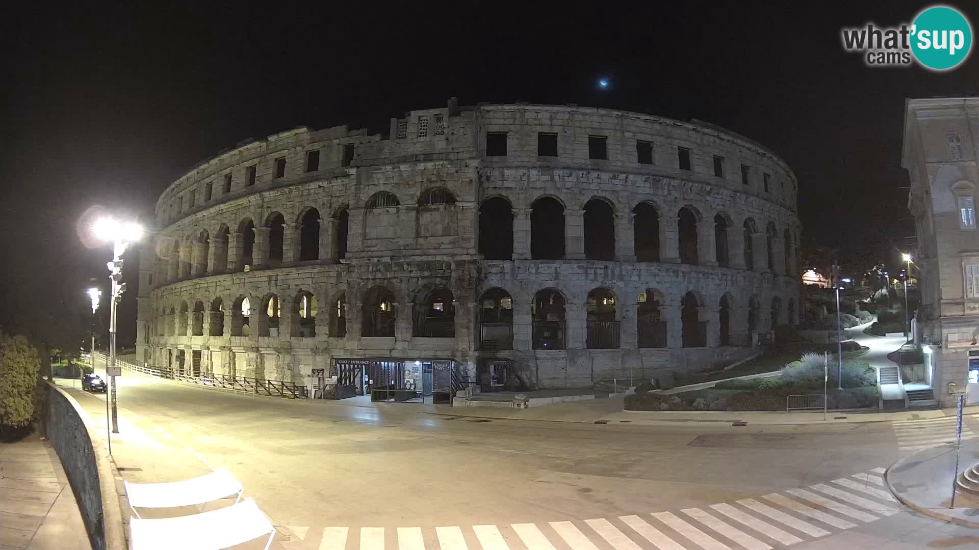 Live webcam Amphitheatre in Pula – Arena