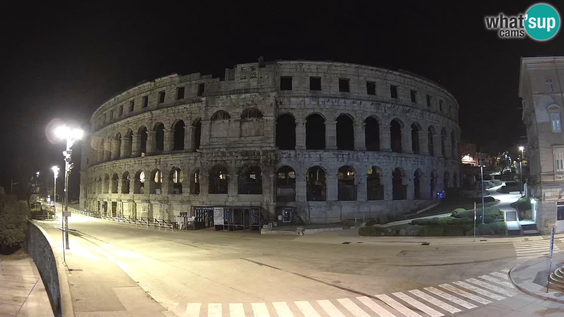 Live webcam Amphitheatre in Pula – Arena