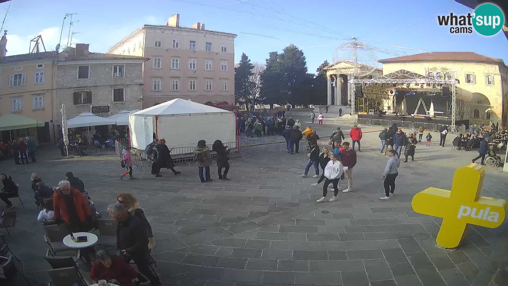 Pula – Forum et Tempio di Augusto