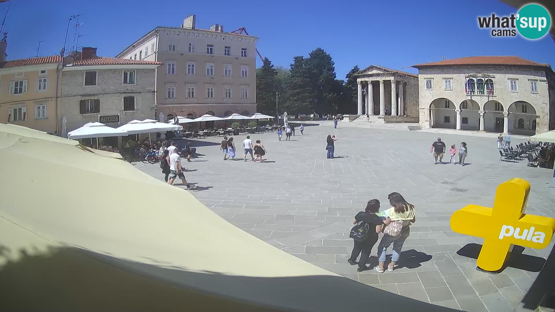 Pula – Forum et Tempio di Augusto