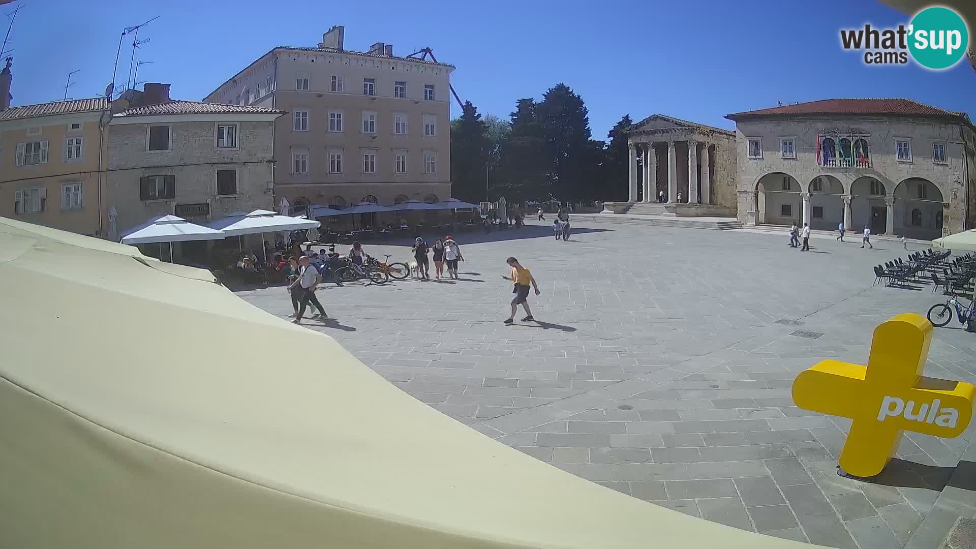 Pula – Forum el Tempio di Augusto
