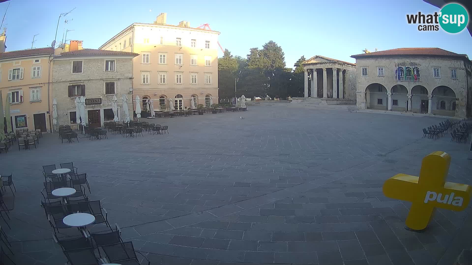 Pula – Forum el Tempio di Augusto