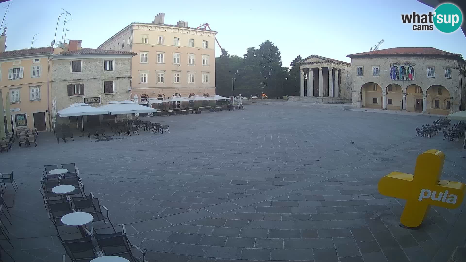 Pula – Forum et Tempio di Augusto
