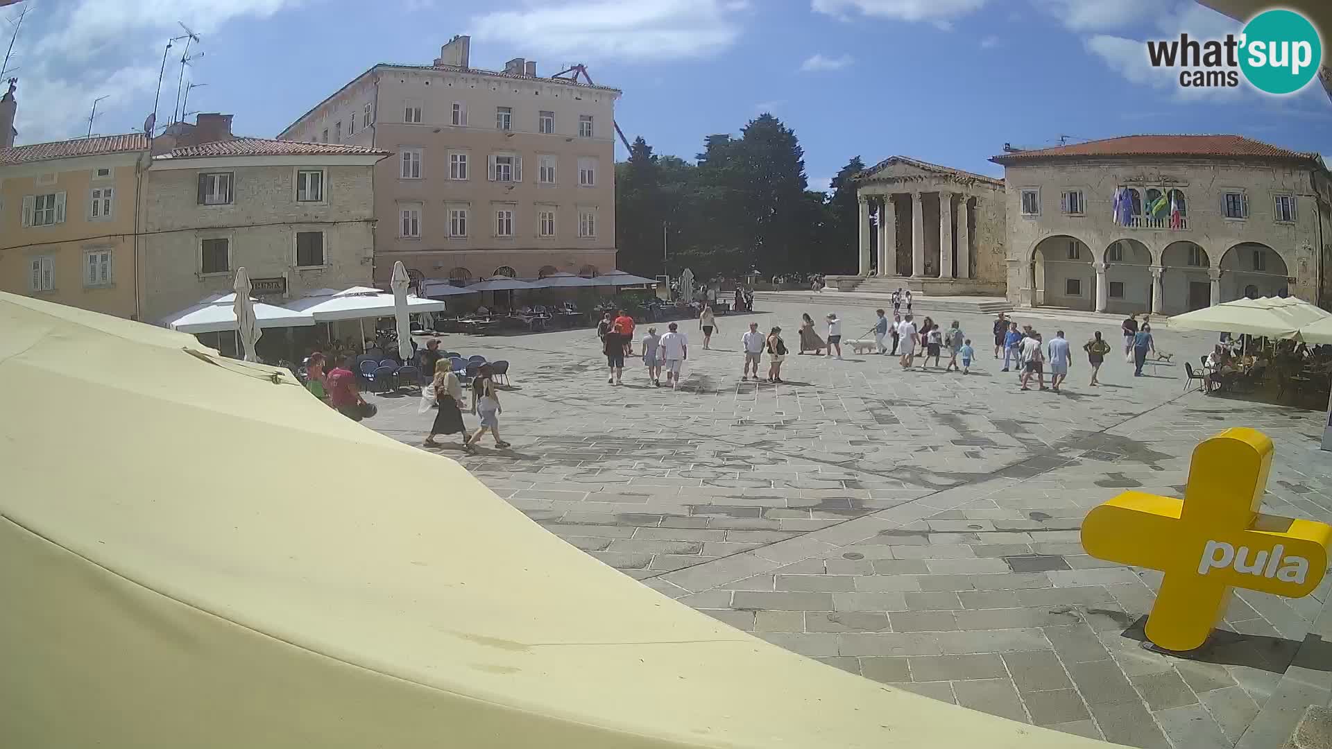 Pula – Forum el Tempio di Augusto