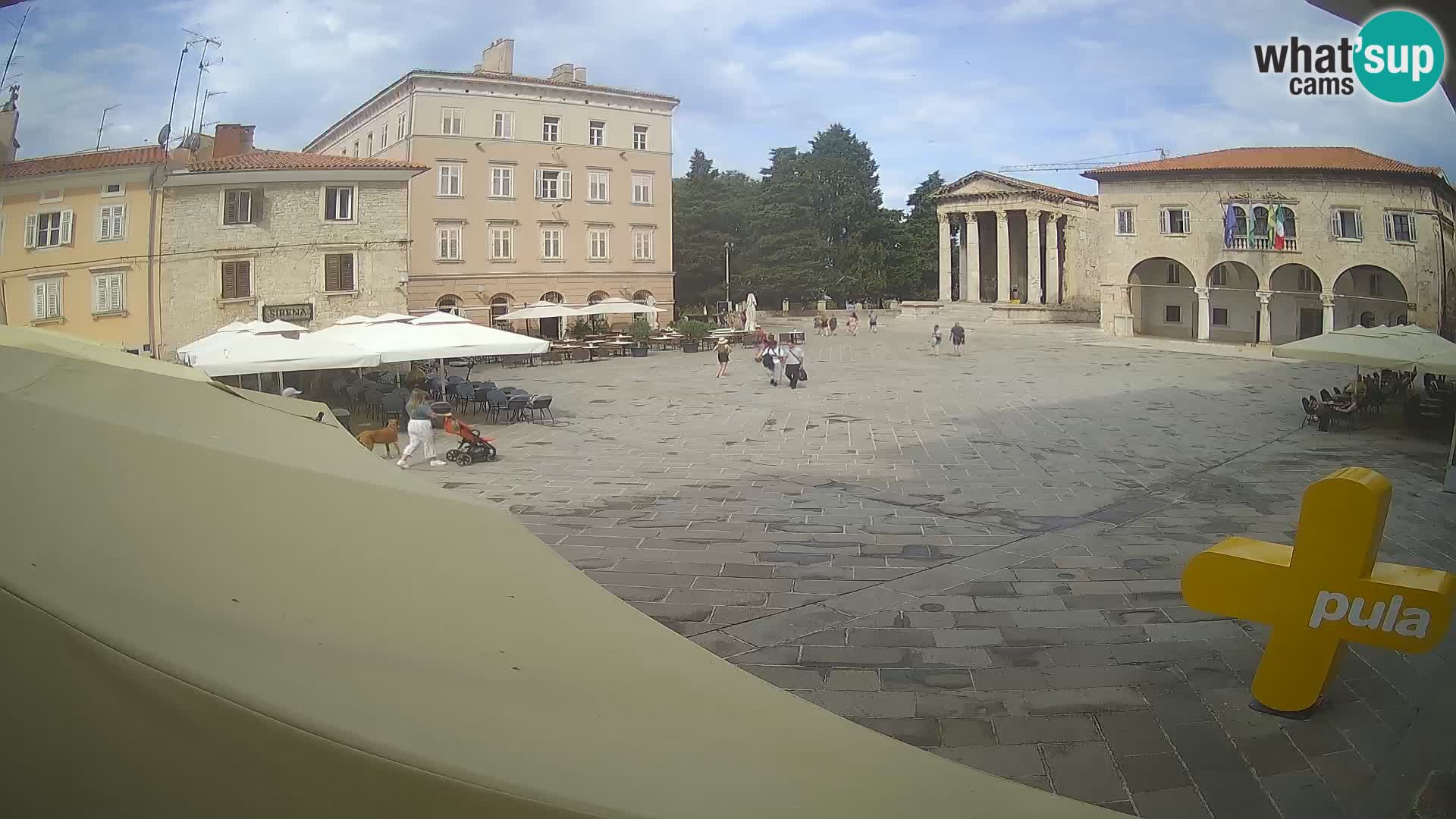 Pula – Forum et Tempio di Augusto
