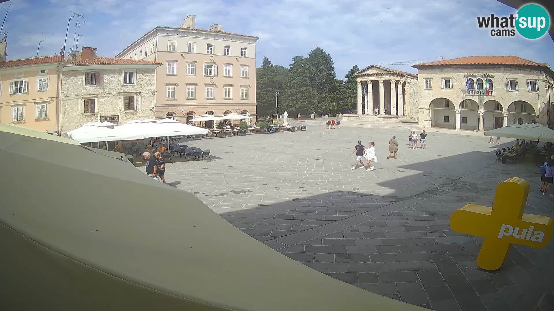 Pula – Forum el Tempio di Augusto