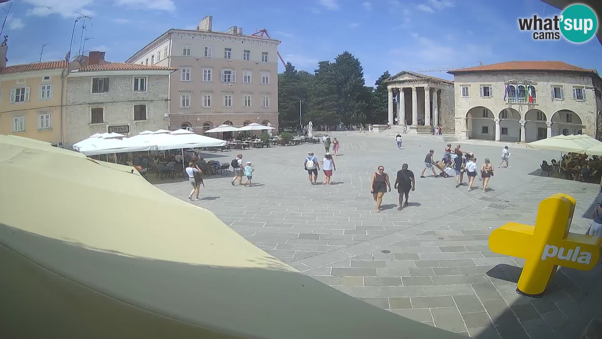 Pola – Forum e Tempio di Augusto