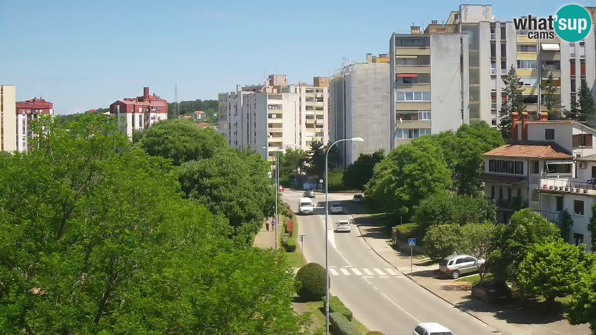 Webcam Pula – Rue Koper – Caméra en direct Istrie