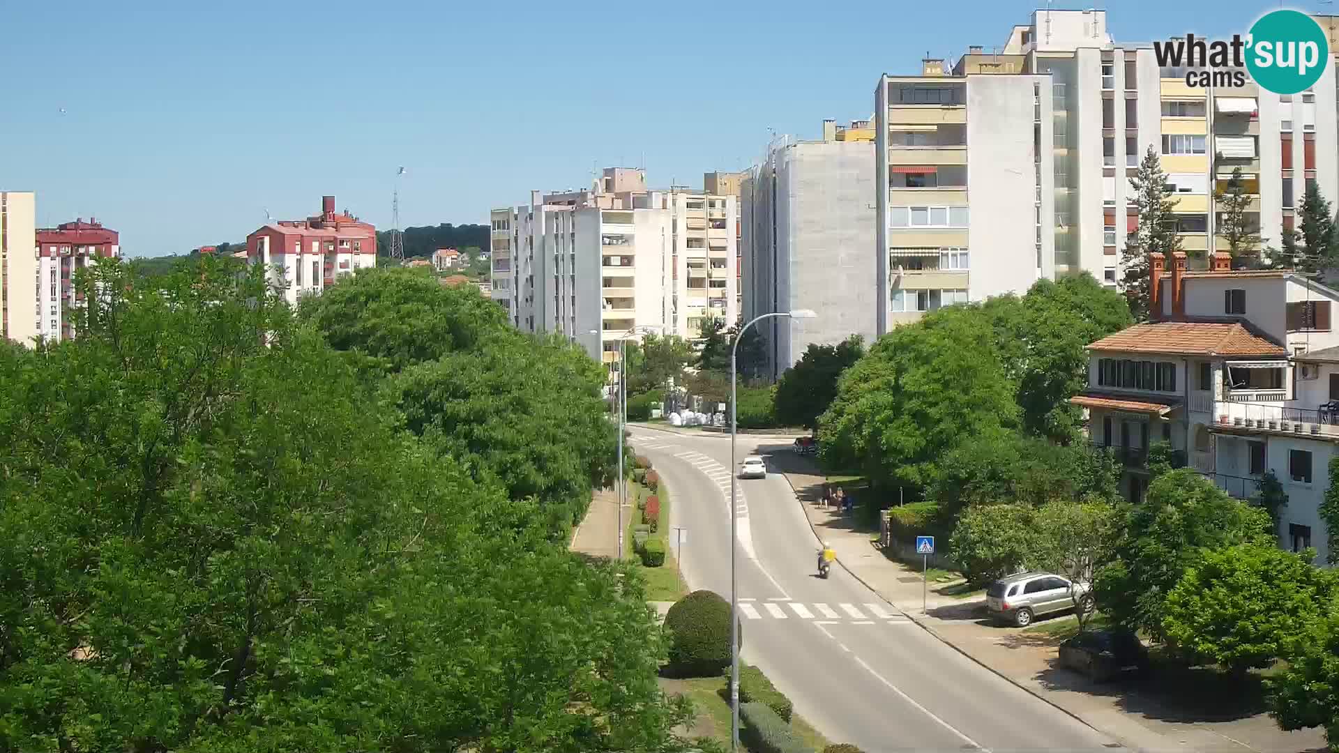 Pula spletna kamera – Koperska ulica – Istra v živo