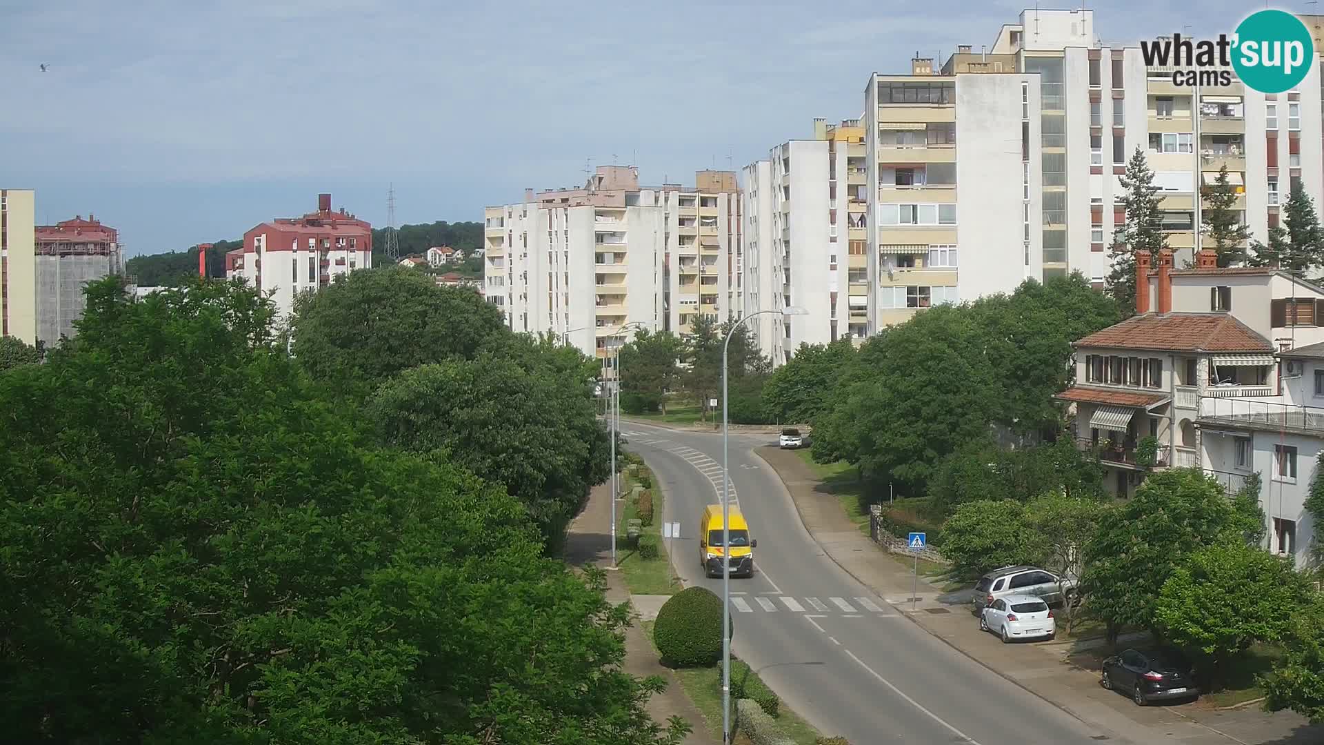 Pula spletna kamera – Koperska ulica – Istra v živo