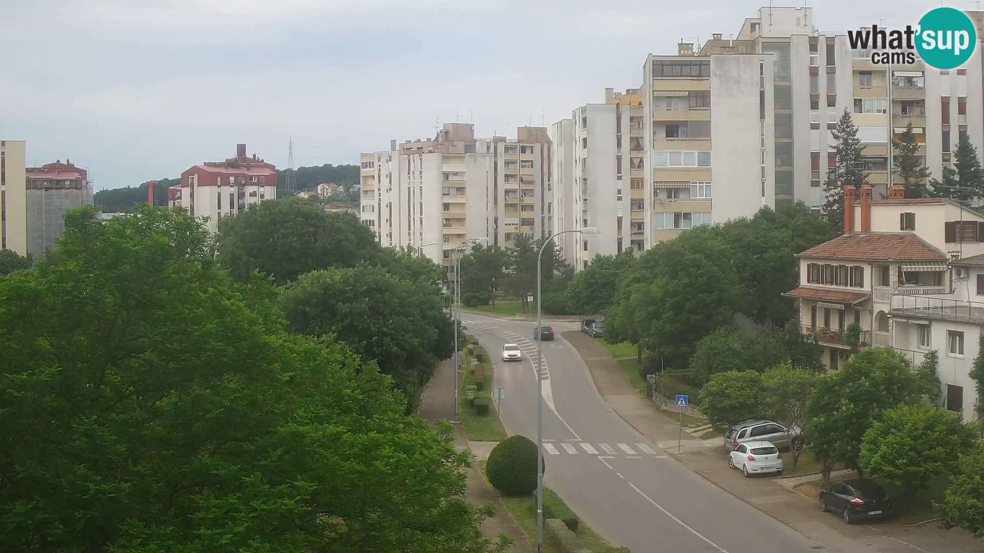 Pula web kamera – Koparska ulica – kamera uživo Istra