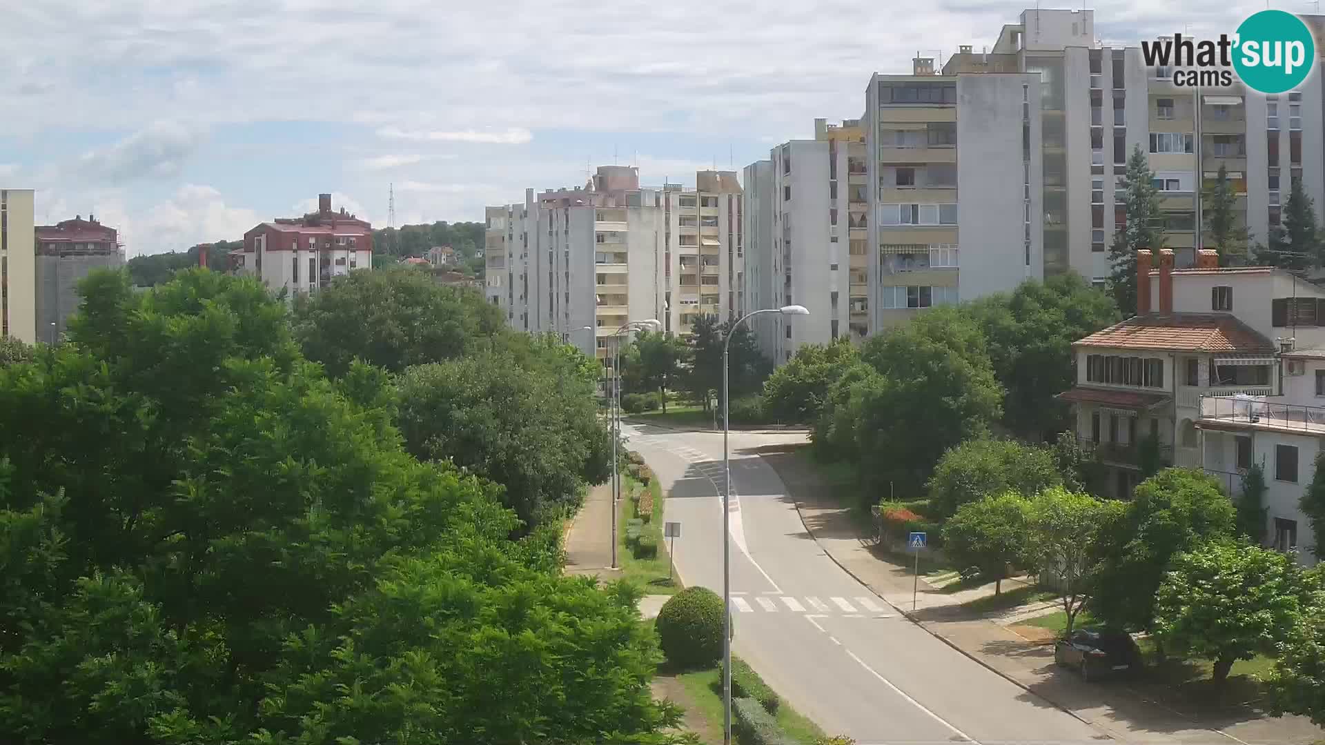 Pula spletna kamera – Koperska ulica – Istra v živo