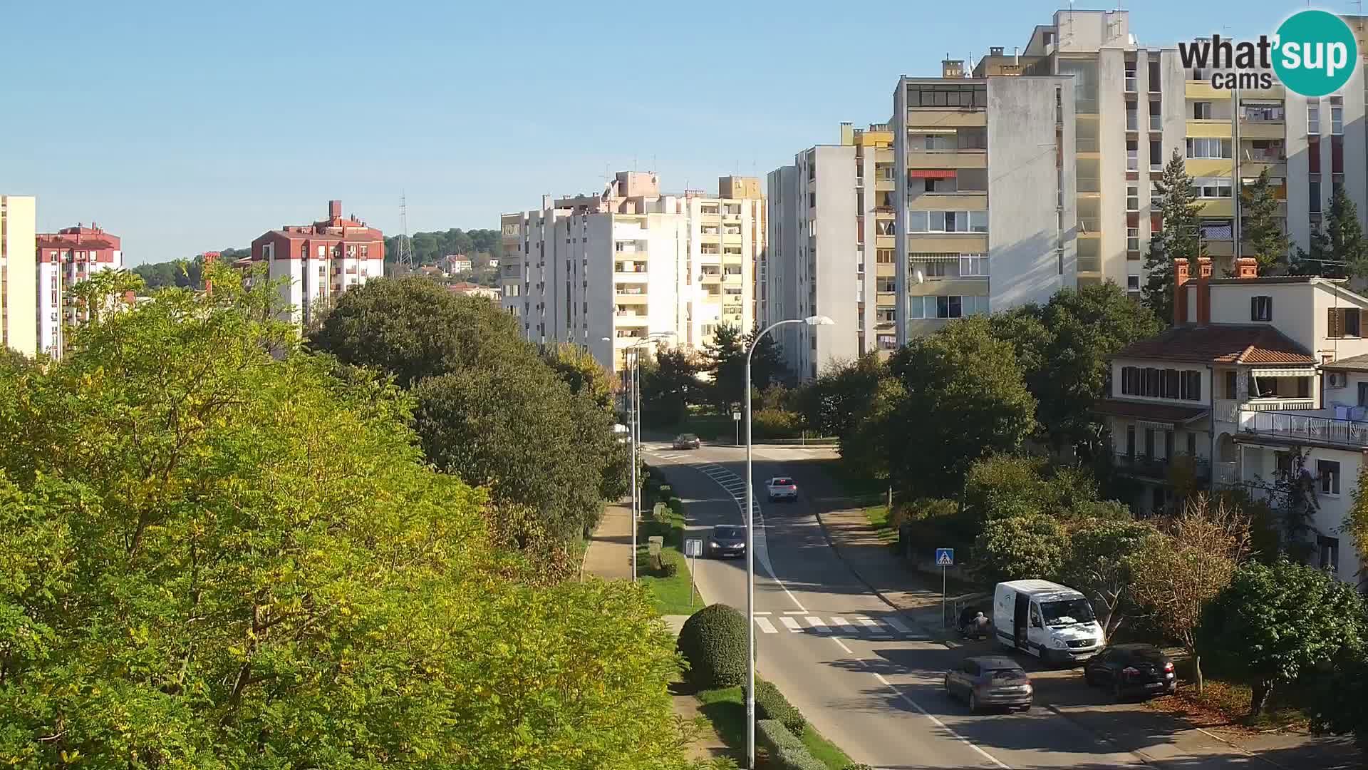 Pula spletna kamera – Koperska ulica – Istra v živo