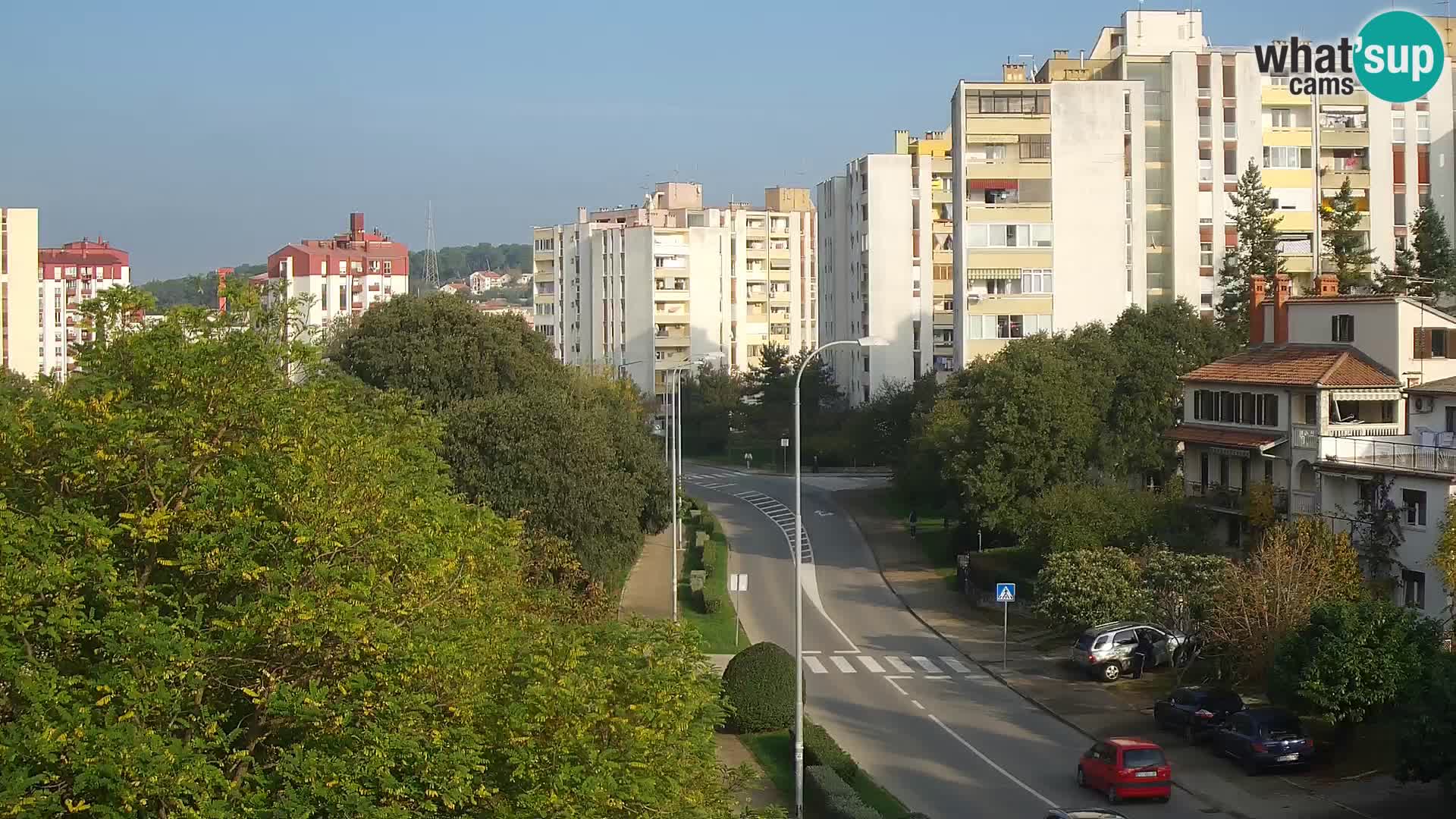 Cámara web Pula – Koper street – cámara en vivo Istria